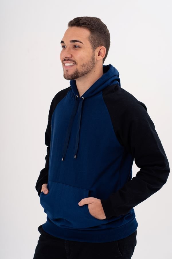 moletom com capuzs two colors